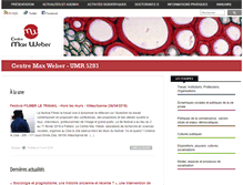 Tablet Screenshot of centre-max-weber.fr